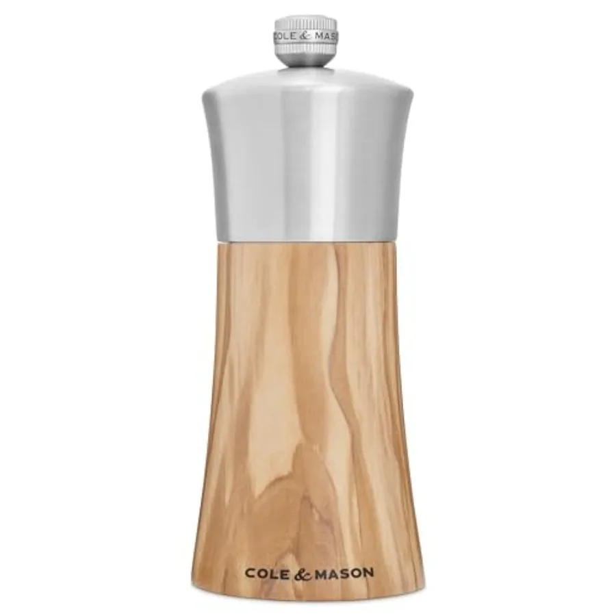 Bromley Pepper Mill 6" - Pepper Grinder with Ultra-Sharp Grinding Mechanism - Flavor-Enhancing Pepper Shaker - Refillable Mill
Bromley Pepper Mill 6" - Pepper Grinder with Ultra-Sharp Grinding Mechanism - Flavor-Enhancing Pepper Shaker - Refillable Mill