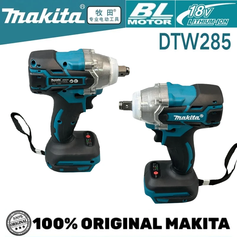Makita DTW285 Cordless Electric Impact Wrench 280N.m Torque Brushless 1/2 Inch Power Tools Compatible with 18V Battery
Makita DTW285 Cordless Electric Impact Wrench 280N.m Torque Brushless 1/2 Inch Power Tools Compatible with 18V Battery