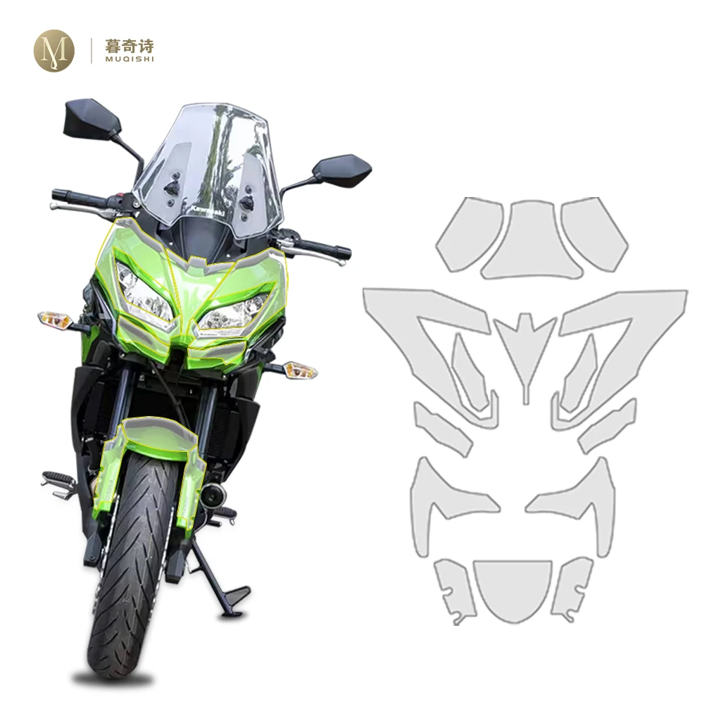 Предварительно вырезанная защитная пленка для кузова мотоцикла для Kawasaki Versys-650 2017-НОВАЯ прозрачная защитная пленка из ТПУ 7,5 мил
Предварительно вырезанная защитная пленка для кузова мотоцикла для Kawasaki Versys-650 2017-НОВАЯ прозрачная защитная пленка из ТПУ 7,5 мил