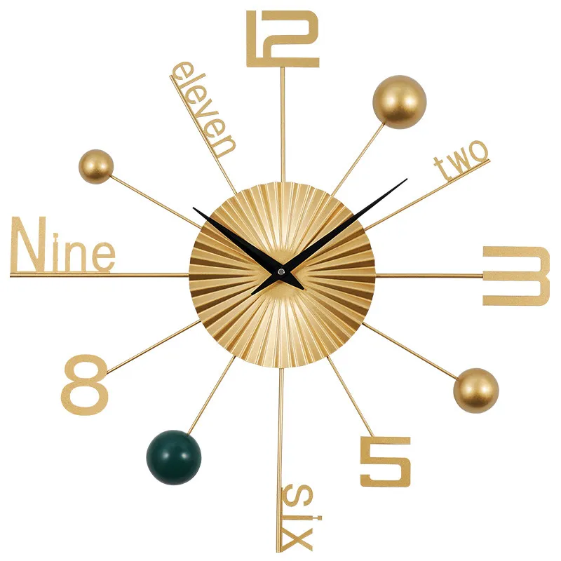 Wall clock living room home fashion Italian light luxury clock modern simple atmosphere wall clock
Wall clock living room home fashion Italian light luxury clock modern simple atmosphere wall clock