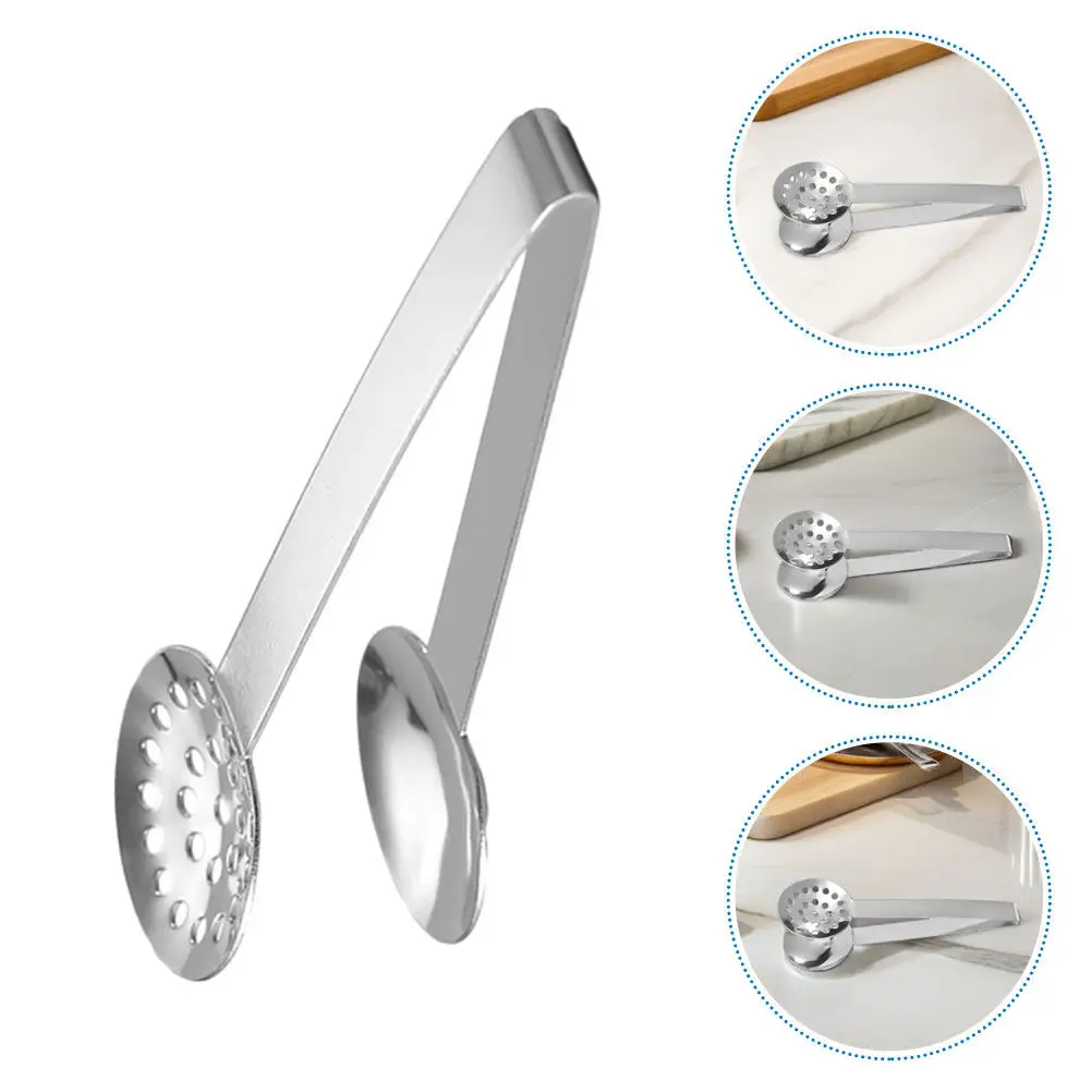 2Pcs Stainless Steel Small Serving Tongs Dishwasher Safe Compact Lightweight for Tea Bag Cube Ice Cube Snack
2Pcs Stainless Steel Small Serving Tongs Dishwasher Safe Compact Lightweight for Tea Bag Cube Ice Cube Snack