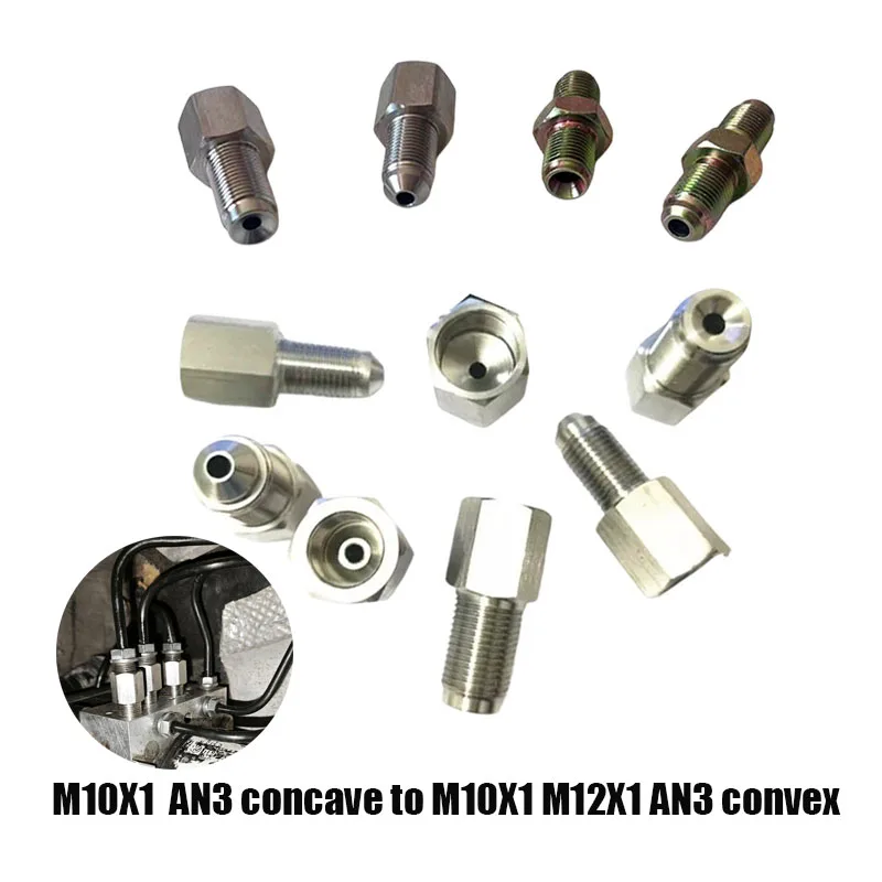 Universal Female AN3 /M10X1 to Male M10x1/AN3 Flare Convex Cars Brake Hose Clutch Line Oil Hose Fitting Adapter Car Accessories
Universal Female AN3 /M10X1 to Male M10x1/AN3 Flare Convex Cars Brake Hose Clutch Line Oil Hose Fitting Adapter Car Accessories