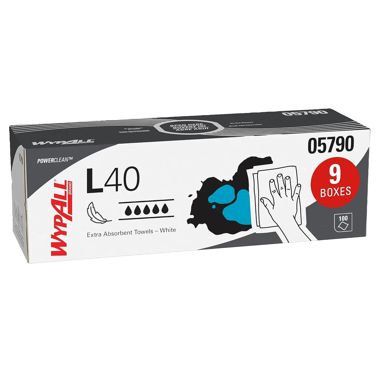 Extra Absorbent White Paper Wipes, Pop-Up Box, Bulk Pack of 900 Sheets for Cleaning
Extra Absorbent White Paper Wipes, Pop-Up Box, Bulk Pack of 900 Sheets for Cleaning