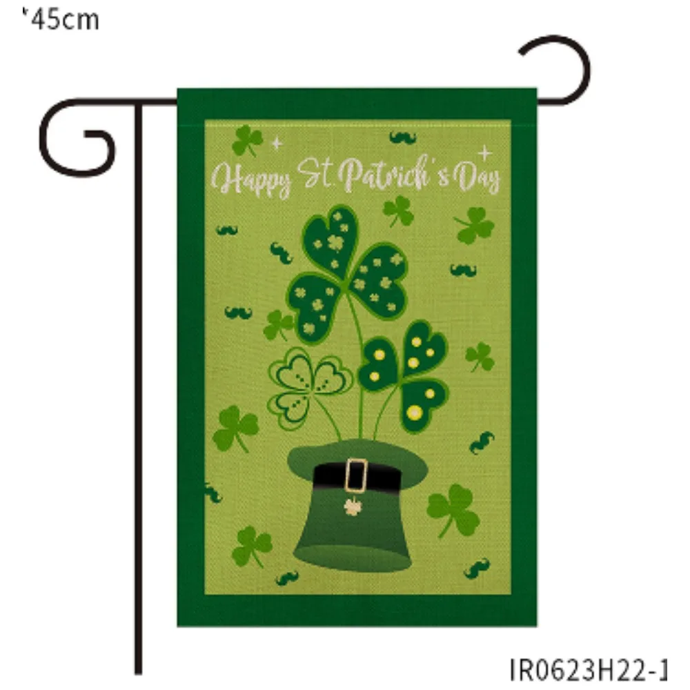 Irish St. Patrick's Day Garden Flag Party Linen Yard Ornament Print Festive Outdoor
Irish St. Patrick's Day Garden Flag Party Linen Yard Ornament Print Festive Outdoor