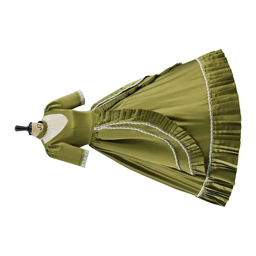 18th Century Green French Vintage Victorian Marie Antoinette Fashion Elegant Sweet Dress Colonial Regency Civil War Tea Party B
18th Century Green French Vintage Victorian Marie Antoinette Fashion Elegant Sweet Dress Colonial Regency Civil War Tea Party B