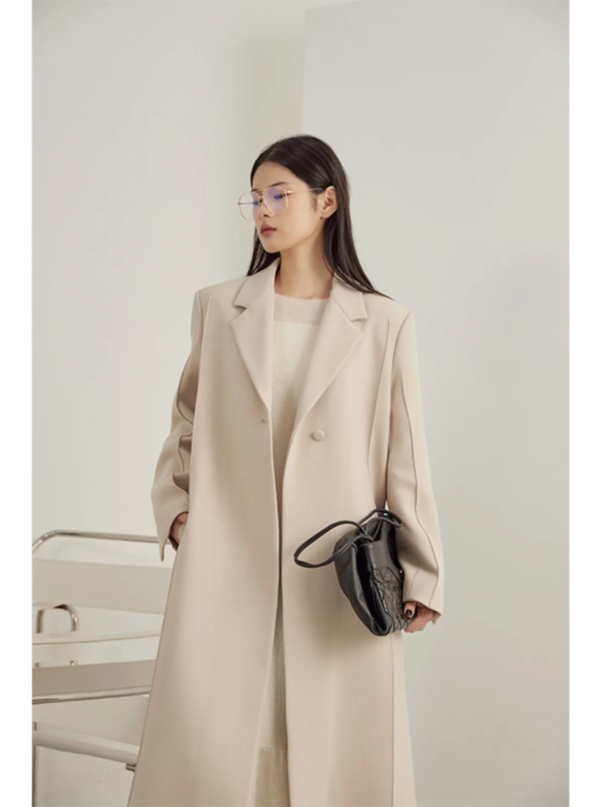 NANASTORE Women's Woolen Coat Spring 2024 New Sle Hepburn Sle Long Size Small Ele And Sophistied Commute Design
NANASTORE Women's Woolen Coat Spring 2024 New Sle Hepburn Sle Long Size Small Ele And Sophistied Commute Design