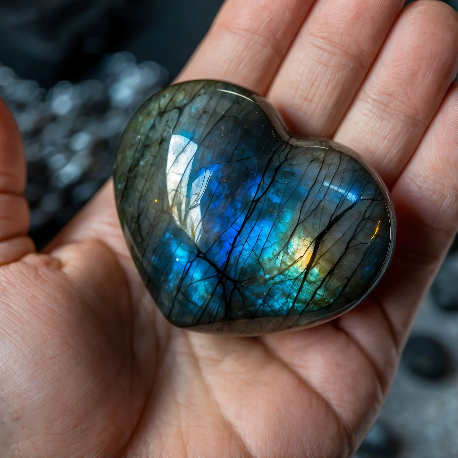 2pcs natural high-quality feldspar hearts, Bohemian style, suitable for home decor, as well as special occasions such as Christm
2pcs natural high-quality feldspar hearts, Bohemian style, suitable for home decor, as well as special occasions such as Christm