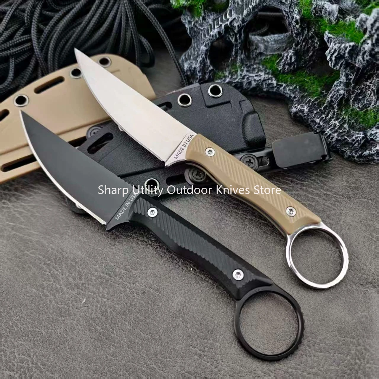 1PC 8Cr13Mov Pocket Adventure Camping Fixed Blade Utility Cutting Knife Nylon Fiber Handle Compact EDC Exploration Hiking Tools
1PC 8Cr13Mov Pocket Adventure Camping Fixed Blade Utility Cutting Knife Nylon Fiber Handle Compact EDC Exploration Hiking Tools