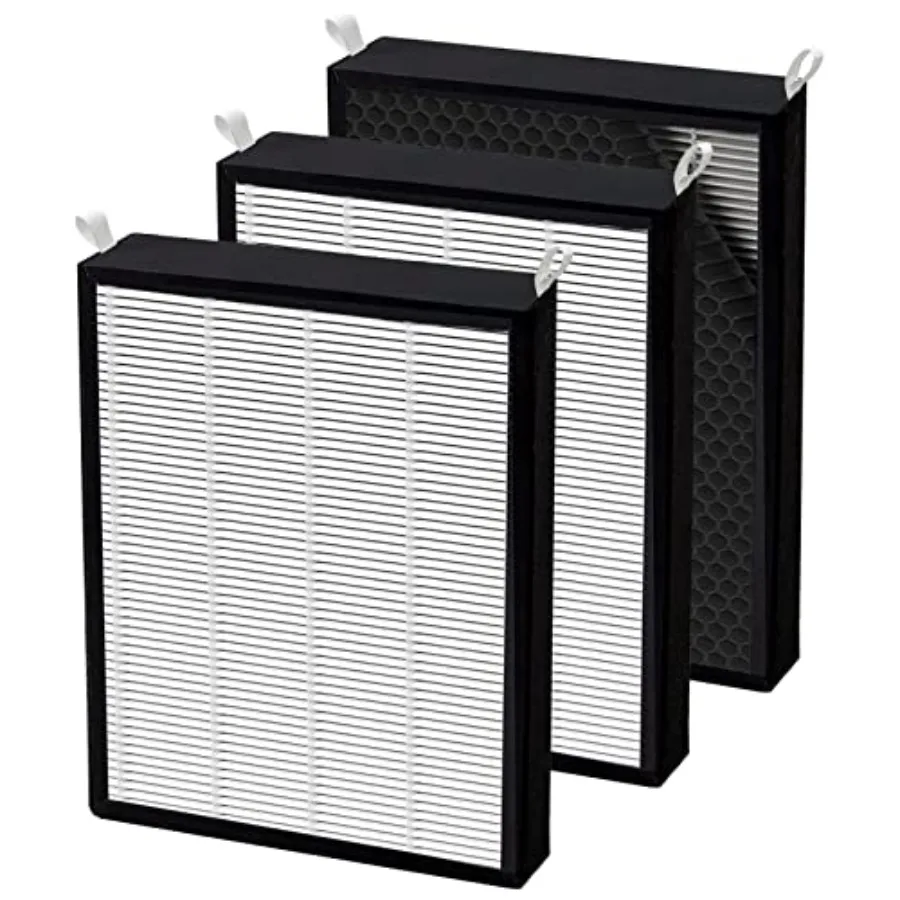 3 Pack True HEPA/Carbon Filters Replacement Compatible with OxyPure Large Area Smart Air Cleaner Purifier Models 47001 47002 4
3 Pack True HEPA/Carbon Filters Replacement Compatible with OxyPure Large Area Smart Air Cleaner Purifier Models 47001 47002 4