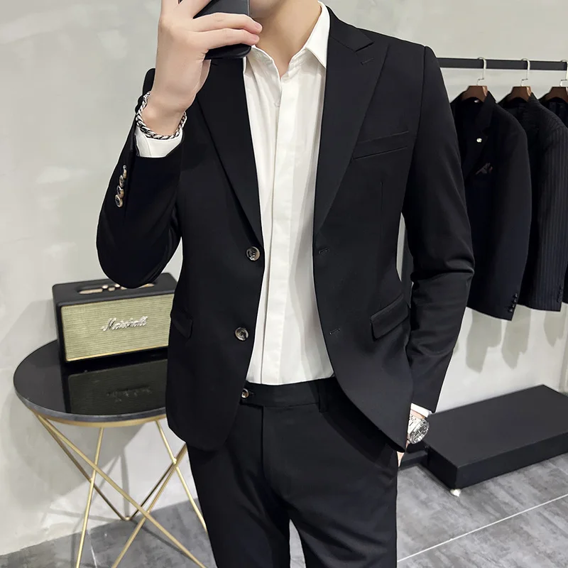Autumn WINTER new men (suit WAISTcoat trousers) British Korean version slim fashion fashion casual business suit three-piece
Autumn WINTER new men (suit WAISTcoat trousers) British Korean version slim fashion fashion casual business suit three-piece