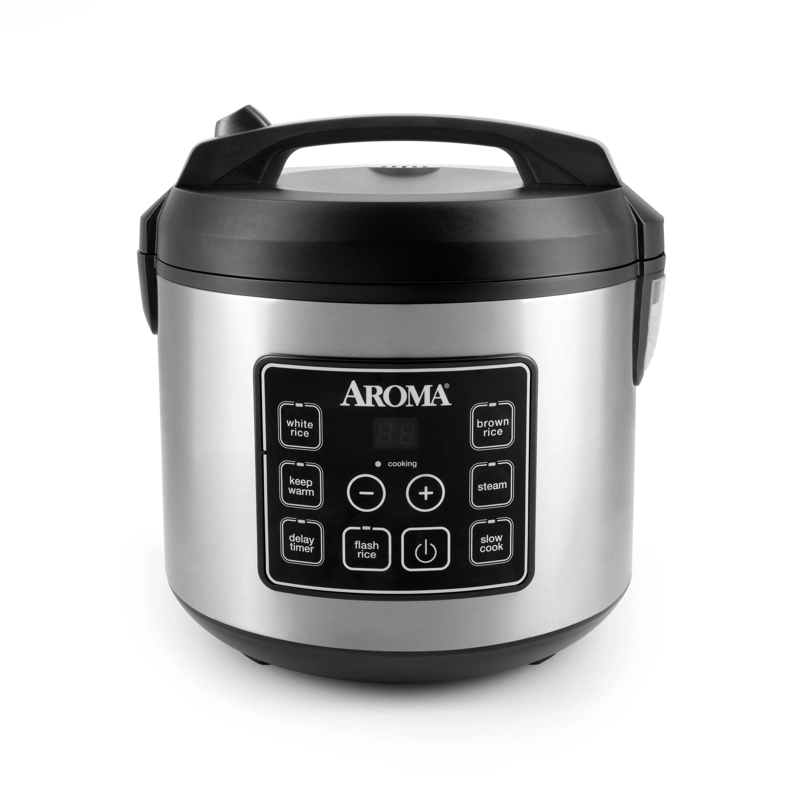 AROMA® 10-Cup (Uncooked) / 20-Cup (Cooked) / 5Qt. Digital Rice & Grain Multicooker (ARC-5100SB)
AROMA® 10-Cup (Uncooked) / 20-Cup (Cooked) / 5Qt. Digital Rice & Grain Multicooker (ARC-5100SB)