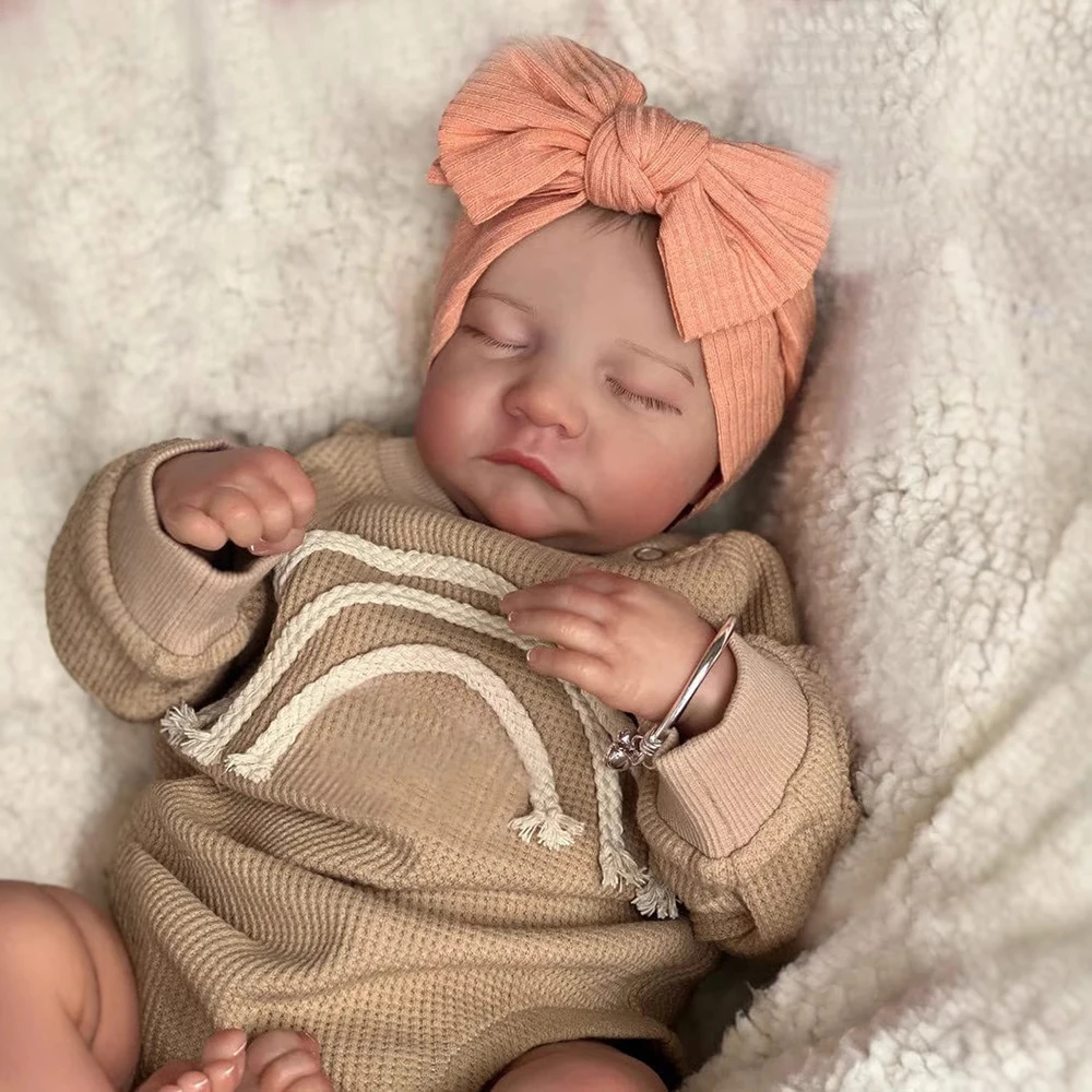 NPK Lifelike 49CM Full Silicone Body Reborn Baby Beautiful Girl Doll Alive Newborn Princess Toddler Bebe Child Gift
NPK Lifelike 49CM Full Silicone Body Reborn Baby Beautiful Girl Doll Alive Newborn Princess Toddler Bebe Child Gift