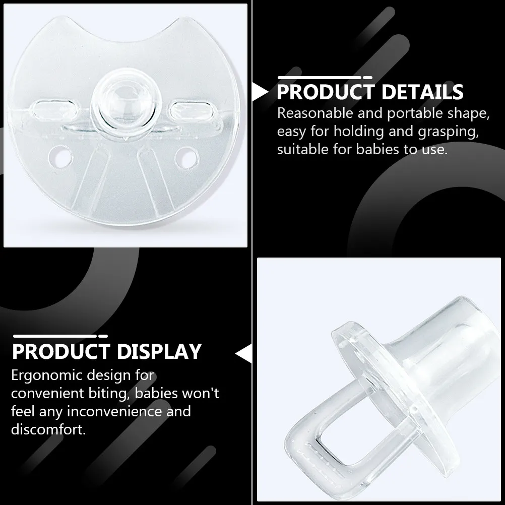 2Pcs Baby Silicone Pacifier Ergonomic Edge Design for Newborns Safe Food Grade Soothing Pacifier Portable Infant
2Pcs Baby Silicone Pacifier Ergonomic Edge Design for Newborns Safe Food Grade Soothing Pacifier Portable Infant