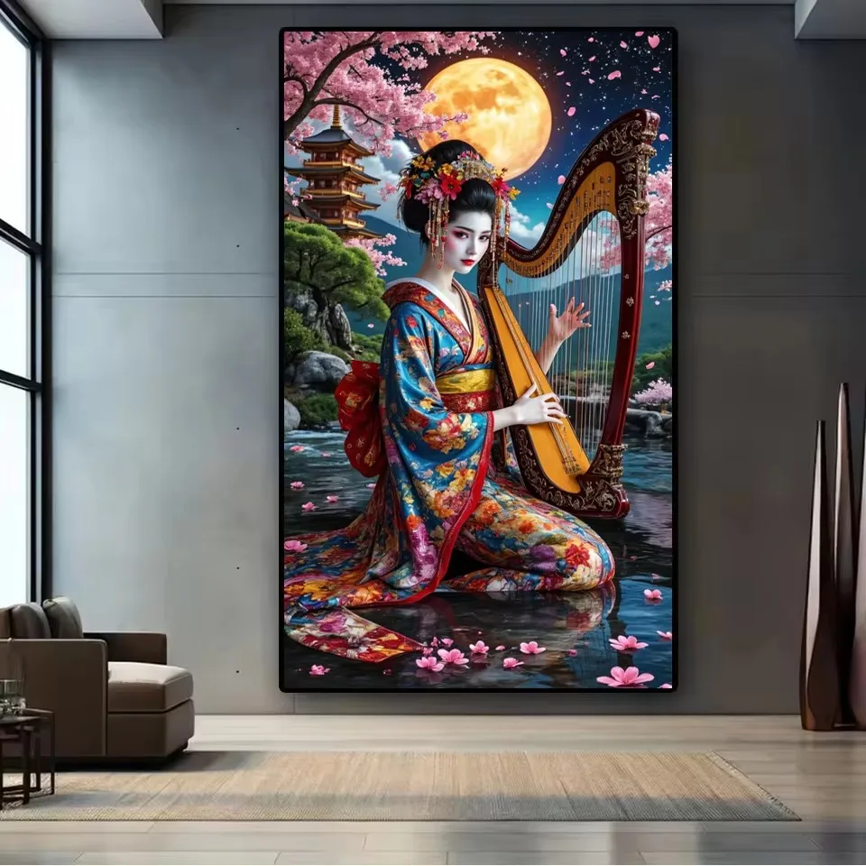 5D Diamond Painting Kit for Adults, Japanese Geisha Dragon Full Drill Diamond Art, DIY Mosaic Cross Stitch Home Wall Decor Gift
5D Diamond Painting Kit for Adults, Japanese Geisha Dragon Full Drill Diamond Art, DIY Mosaic Cross Stitch Home Wall Decor Gift