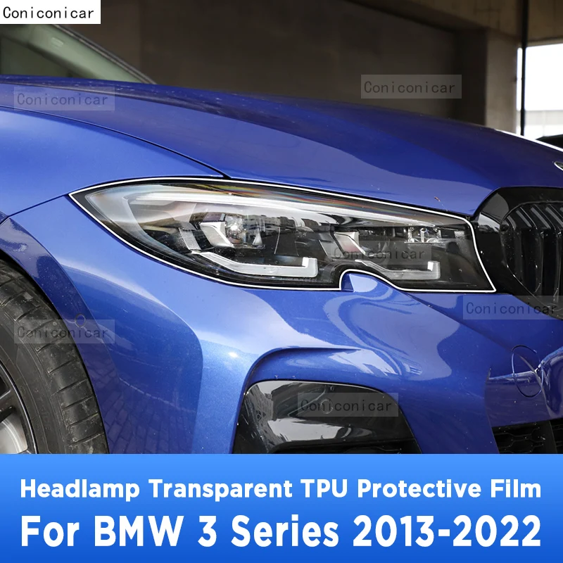 For BMW 3 Series F30 F31 G20 G21 2013-2022 Car Exterior Headlight Anti-scratch Front Lamp Transparent Protective Film Sticker
For BMW 3 Series F30 F31 G20 G21 2013-2022 Car Exterior Headlight Anti-scratch Front Lamp Transparent Protective Film Sticker