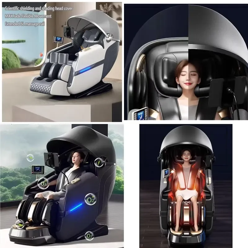 【CHIMU HOME】 Modern Full Body Massage Chair for VCT 3D Zero Gravity Heated Electric Kneading Ball Foot Head Neck Waist
【CHIMU HOME】 Modern Full Body Massage Chair for VCT 3D Zero Gravity Heated Electric Kneading Ball Foot Head Neck Waist