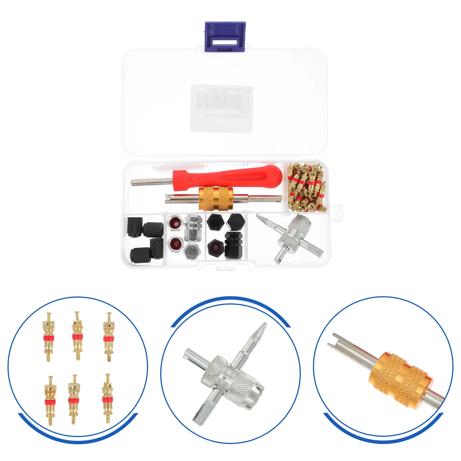 Tire Valve Core Remover Tool Kit Bike Car Motorcycle Repair Tools Stainless Steel Copper Lightweight Compact Size
Tire Valve Core Remover Tool Kit Bike Car Motorcycle Repair Tools Stainless Steel Copper Lightweight Compact Size