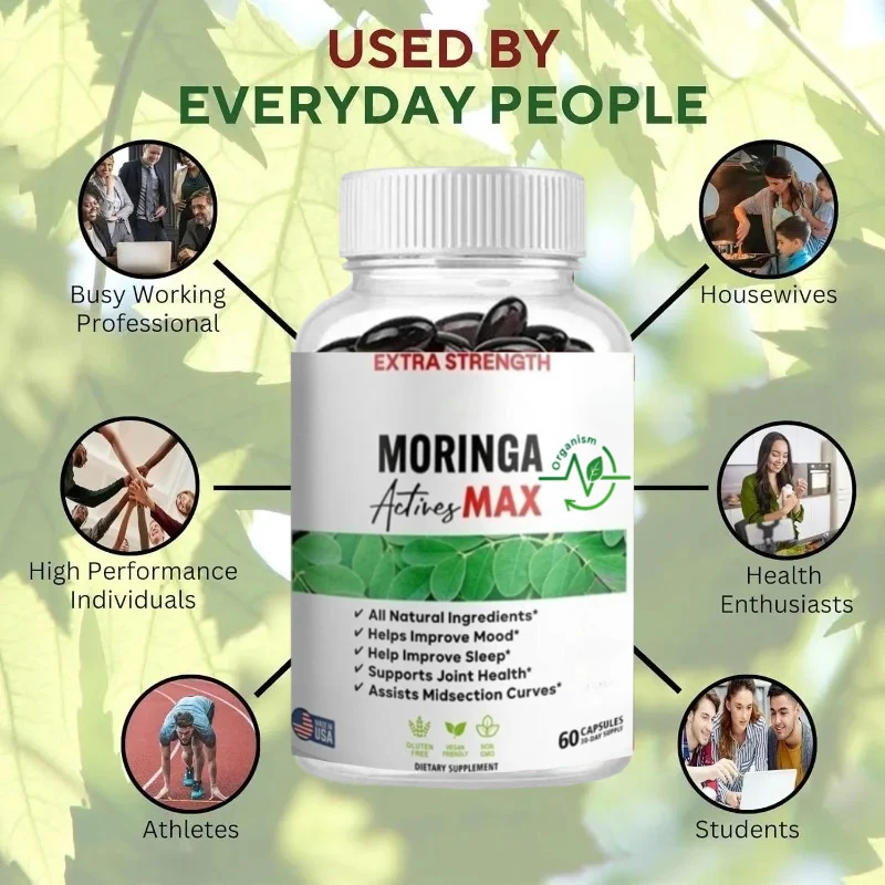 Диетическая добавка Moringa Active Maximum | Экстракт листьев Моринга на 800 мг поддерживает здоровье суставов с 60 вегетарианскими капсулами
Диетическая добавка Moringa Active Maximum | Экстракт листьев Моринга на 800 мг поддерживает здоровье суставов с 60 вегетарианскими капсулами