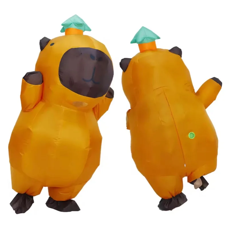 Cute Bee Capybara Costume Inflatable Suit Adult Halloween Festival Party Mascot Dress up Air Blow up Jumpsuit Men Women 2025 
Cute Bee Capybara Costume Inflatable Suit Adult Halloween Festival Party Mascot Dress up Air Blow up Jumpsuit Men Women 2025