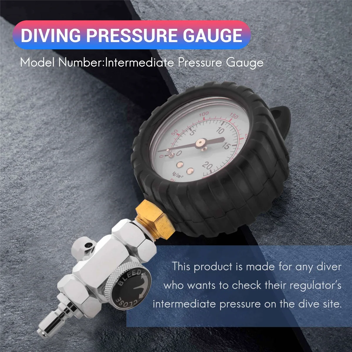HOT!Scuba Diving Pressure Gauge for BCD Regulators Checkers Analyser 300PSI Gas Output Adjustable Testing Table
HOT!Scuba Diving Pressure Gauge for BCD Regulators Checkers Analyser 300PSI Gas Output Adjustable Testing Table