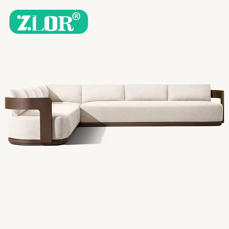 L Shape Sofa Set for Hotel Furniture Garden Curved Sofa Aluminum Outdoor Sofas Set Luxury Outdoor Furniture
L Shape Sofa Set for Hotel Furniture Garden Curved Sofa Aluminum Outdoor Sofas Set Luxury Outdoor Furniture