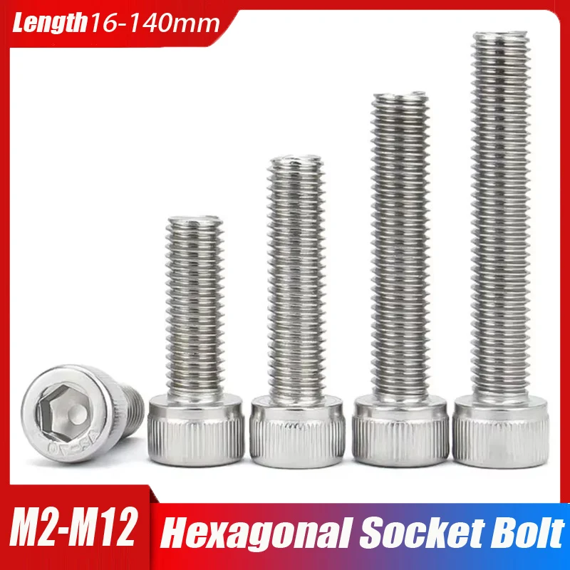 M2 M2.5 M3 M4 M5 M6 M8 M10 M12 Thread Hex Hexagon Socket Screw Reverse Thread Cup Head Bolts 316 Stainless Steel 
M2 M2.5 M3 M4 M5 M6 M8 M10 M12 Thread Hex Hexagon Socket Screw Reverse Thread Cup Head Bolts 316 Stainless Steel