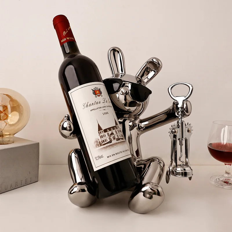 Light luxury ceramic rabbit wine rack wine cabinet decoration decoration in the living room, sideboard, porch decoration decor
Light luxury ceramic rabbit wine rack wine cabinet decoration decoration in the living room, sideboard, porch decoration decor