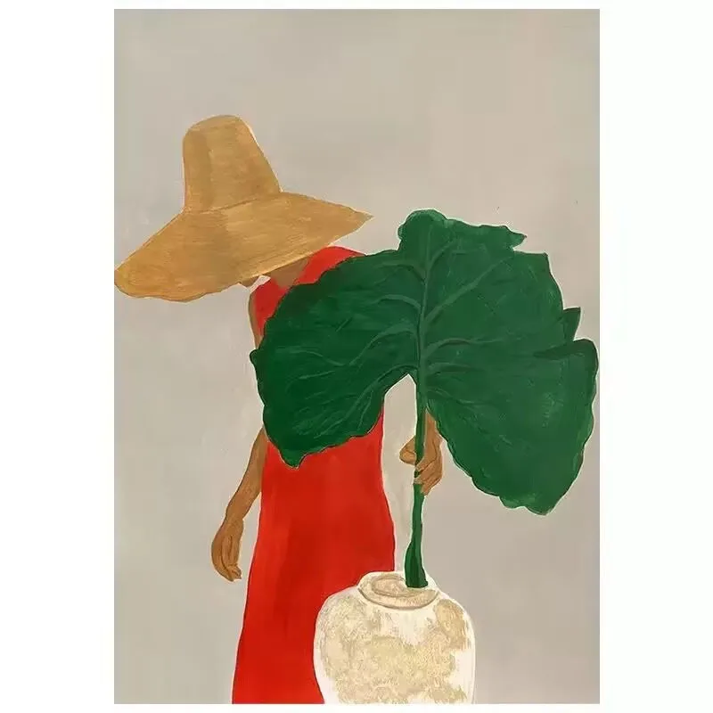 Hand-painted character oil painting niche living room background wall hanging painting Maillard modern art porch
Hand-painted character oil painting niche living room background wall hanging painting Maillard modern art porch