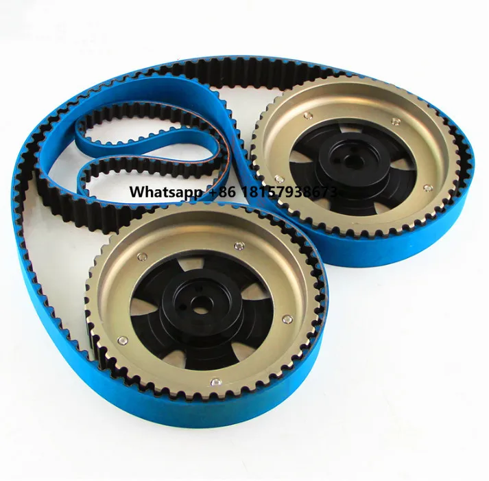 Racing Timing Belt + Balance+ Cam Gear Fit for EVO 1-9 Eclipse DSM 4G63 92-06 Black
Racing Timing Belt + Balance+ Cam Gear Fit for EVO 1-9 Eclipse DSM 4G63 92-06 Black