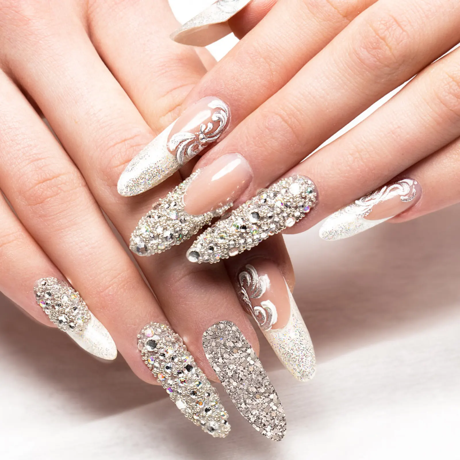 32 Bottles Professional Nail Glitter Powder Sequins Smooth Shimmer Effect for Home Salon Use Fingernail Decor Manicure Paillette
32 Bottles Professional Nail Glitter Powder Sequins Smooth Shimmer Effect for Home Salon Use Fingernail Decor Manicure Paillette