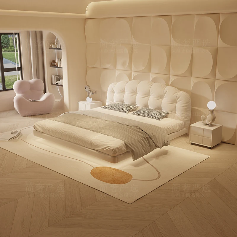 -Для современной двуспальной кровати, элегантный белый комбинированный шкаф, изголовье кровати, лофт, роскошные развлечения, модная мебель
-Для современной двуспальной кровати, элегантный белый комбинированный шкаф, изголовье кровати, лофт, роскошные развлечения, модная мебель