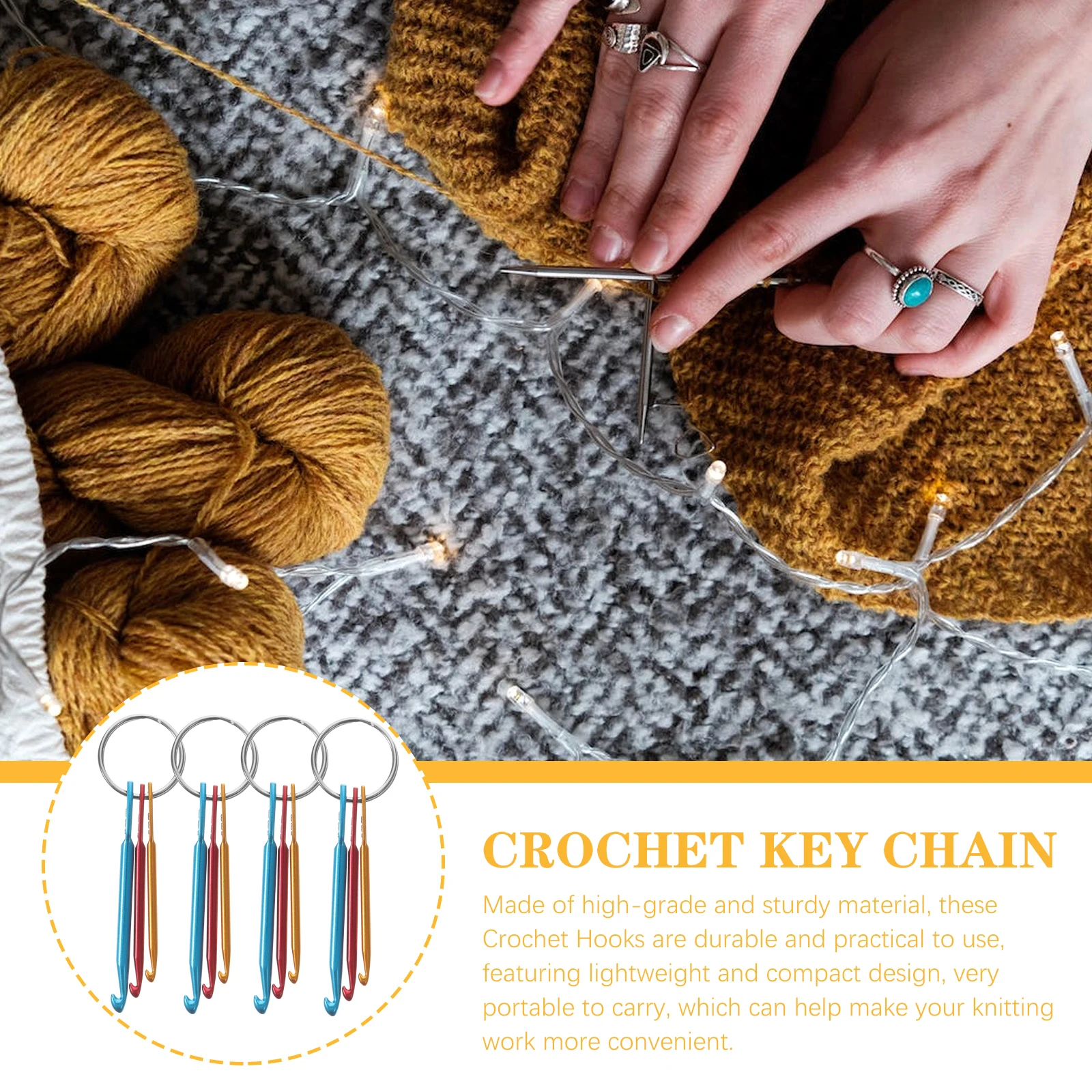 4 Pcs Crochet Hook Yarn Crafts Weaving Tools Large Smooth Needles Kit Knitting Shoes Hats Sweaters Gloves Portable
4 Pcs Crochet Hook Yarn Crafts Weaving Tools Large Smooth Needles Kit Knitting Shoes Hats Sweaters Gloves Portable
