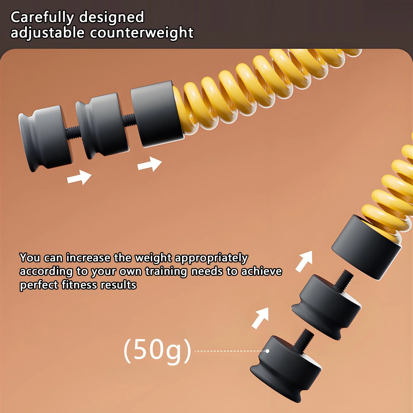 2026 New Heavy-duty Model Three-Gear Adjustable Counterweight Steel ABS Ropeless Battle Ropes for Aerobic Physical Training
2026 New Heavy-duty Model Three-Gear Adjustable Counterweight Steel ABS Ropeless Battle Ropes for Aerobic Physical Training