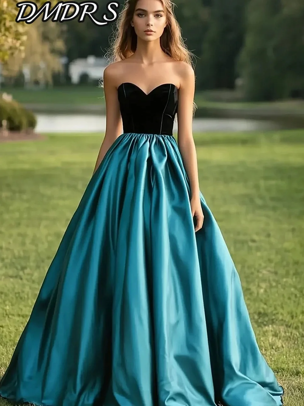 DMDRS Sweetheart's Evening Dress 2025 A-Line Strapless Floor-Length Prom Dresses Elegant Satin Prom Gown Customized
DMDRS Sweetheart's Evening Dress 2025 A-Line Strapless Floor-Length Prom Dresses Elegant Satin Prom Gown Customized