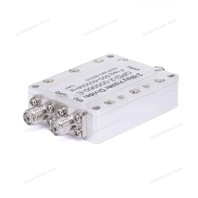 0.5-6G SMA female RF microstrip power divider 1-to-2 distributor combiner WIFI test 30W
0.5-6G SMA female RF microstrip power divider 1-to-2 distributor combiner WIFI test 30W