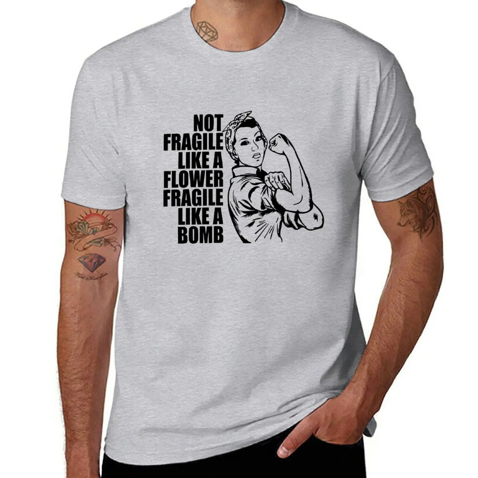 New Not Fragile Like A Flower, Fragile Like A Bomb Funny T-Shirt Blouse fitted t shirts for men
New Not Fragile Like A Flower, Fragile Like A Bomb Funny T-Shirt Blouse fitted t shirts for men