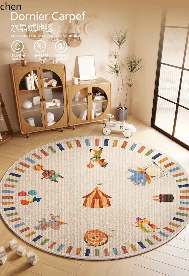 L20- Round Carpet Room Arrangement Parking Lot Reading Area Crawling Mat Living Room Study Mat
L20- Round Carpet Room Arrangement Parking Lot Reading Area Crawling Mat Living Room Study Mat