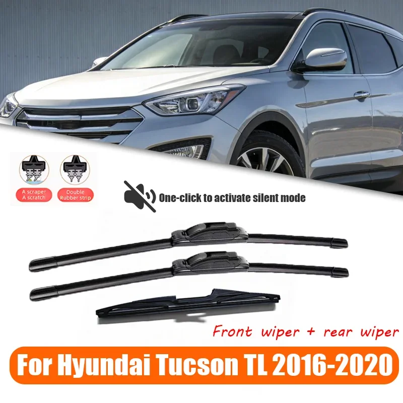 Car wipers 26'-16'-14' for Hyundai Tucson TL 2016 2018 2019 2020 windshield front and rear wiper blade sets
Car wipers 26'-16'-14' for Hyundai Tucson TL 2016 2018 2019 2020 windshield front and rear wiper blade sets