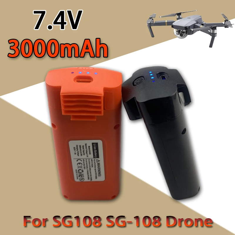 3000mAh 7.4V RC Battery For SG108 SG-108 Drone Quadcopter Spare Parts Recharg Replacement Drone eable Li-Polymer Battery
3000mAh 7.4V RC Battery For SG108 SG-108 Drone Quadcopter Spare Parts Recharg Replacement Drone eable Li-Polymer Battery