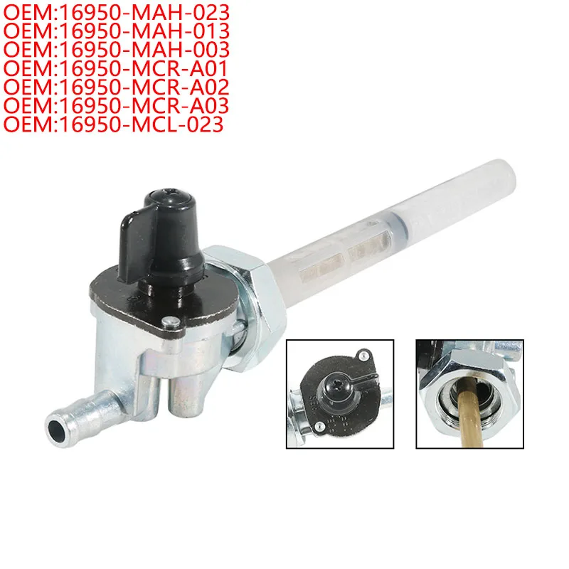 Motorcycle Fuel Tank Switch For Honda VT1100C2 Shadow A.C.E VT1100C Shadow Spirit VT750DC Shadow OEM:16950-MAH-023 16950-MCR-A01
Motorcycle Fuel Tank Switch For Honda VT1100C2 Shadow A.C.E VT1100C Shadow Spirit VT750DC Shadow OEM:16950-MAH-023 16950-MCR-A01