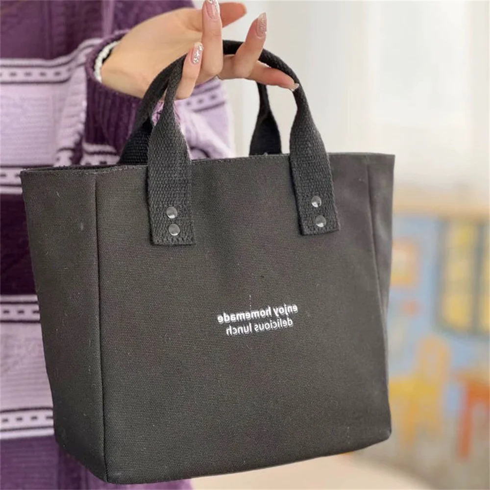 Handbag Fashion Lunch Box Tote Bag Simple Canvas Bag For School Office Workers Work
Handbag Fashion Lunch Box Tote Bag Simple Canvas Bag For School Office Workers Work