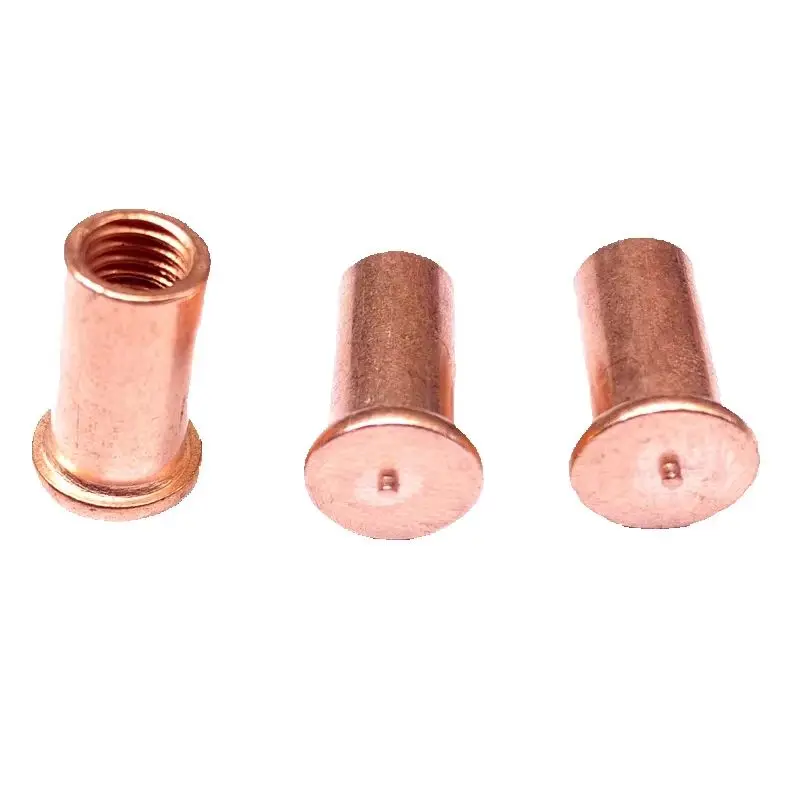 100Pcs/Lot M3 M4 M5 Copper Plated Welding Studs Inner Thread Welding Screws Fastener Hardware Parts
100Pcs/Lot M3 M4 M5 Copper Plated Welding Studs Inner Thread Welding Screws Fastener Hardware Parts