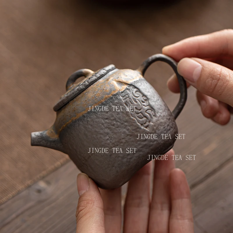 150ml Retro Japanese Style Pot Teapot Kung Fu Coarse Pottery Tea Making Device Tea Infuser Tea Kettle Chinese Small Teapot
150ml Retro Japanese Style Pot Teapot Kung Fu Coarse Pottery Tea Making Device Tea Infuser Tea Kettle Chinese Small Teapot