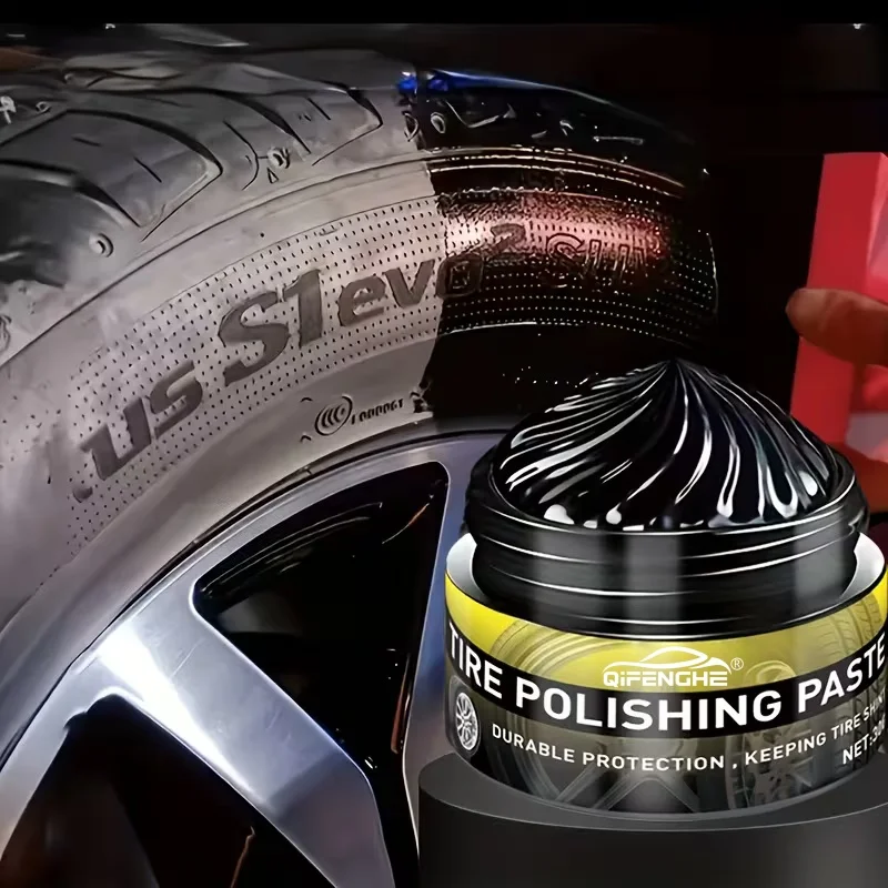 Long-Lasting Tire Polishing Paste by QIFENGHE for Glossy Black Tires
Long-Lasting Tire Polishing Paste by QIFENGHE for Glossy Black Tires
