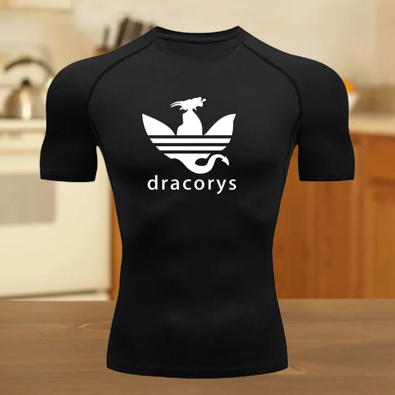 Men Summer Athletic Compression T-Shirt Breathable Quick-Dry High-Elasticity Running Short Suit Sleeve Tee with Bold Graphic Gym
Men Summer Athletic Compression T-Shirt Breathable Quick-Dry High-Elasticity Running Short Suit Sleeve Tee with Bold Graphic Gym