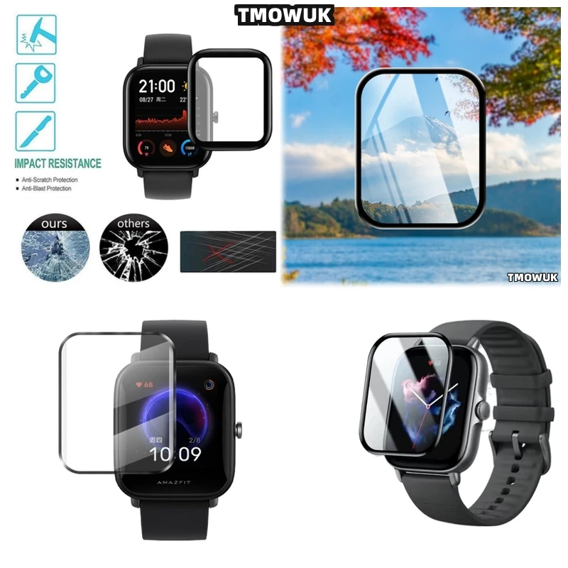 Soft Flexible 3D Curved Full - Cover Protective Film For Protecting Amazfit BIP 3 5 6 U Pro Active Unity GTS 2E 2 3 4 MINI Scree
Soft Flexible 3D Curved Full - Cover Protective Film For Protecting Amazfit BIP 3 5 6 U Pro Active Unity GTS 2E 2 3 4 MINI Scree