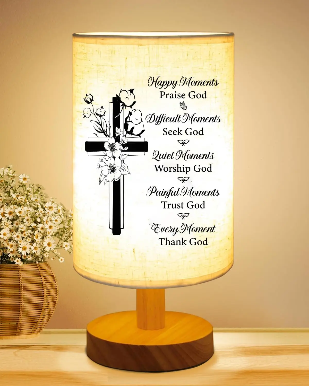 Inspirational Fabric Table Lamp, Christian Gifts for Women, Graduation Birthday Religious Gift for Sister Friends, Bedside Lamp
Inspirational Fabric Table Lamp, Christian Gifts for Women, Graduation Birthday Religious Gift for Sister Friends, Bedside Lamp