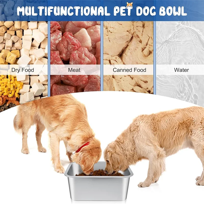 N96R Large 3 Gallon Stainless Steel Dog Water Bowl, Suitable For Food And Water For Big Dogs
N96R Large 3 Gallon Stainless Steel Dog Water Bowl, Suitable For Food And Water For Big Dogs