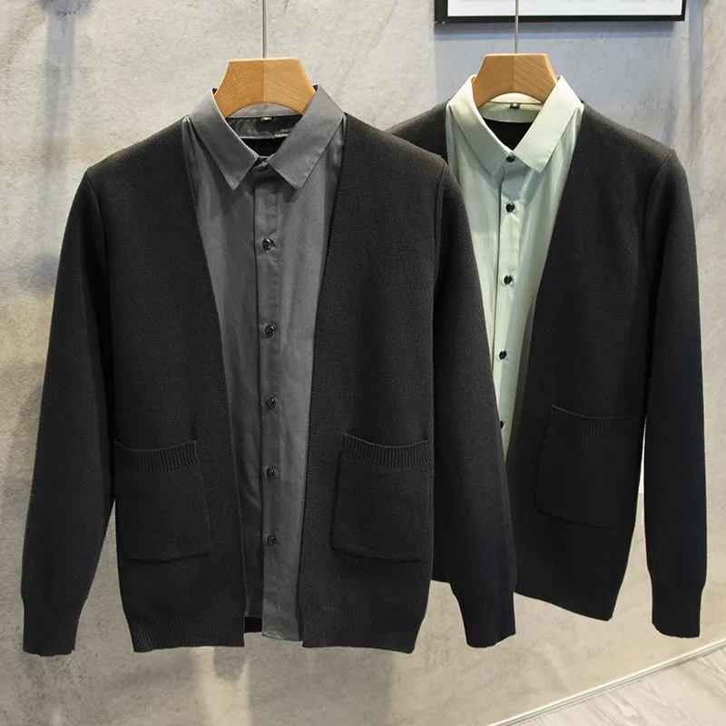 Весенне-осенний комплект одежды: вязаный кардиган, мужская рубашка, модный корейский деловой пиджак, формальная одежда
Весенне-осенний комплект одежды: вязаный кардиган, мужская рубашка, модный корейский деловой пиджак, формальная одежда