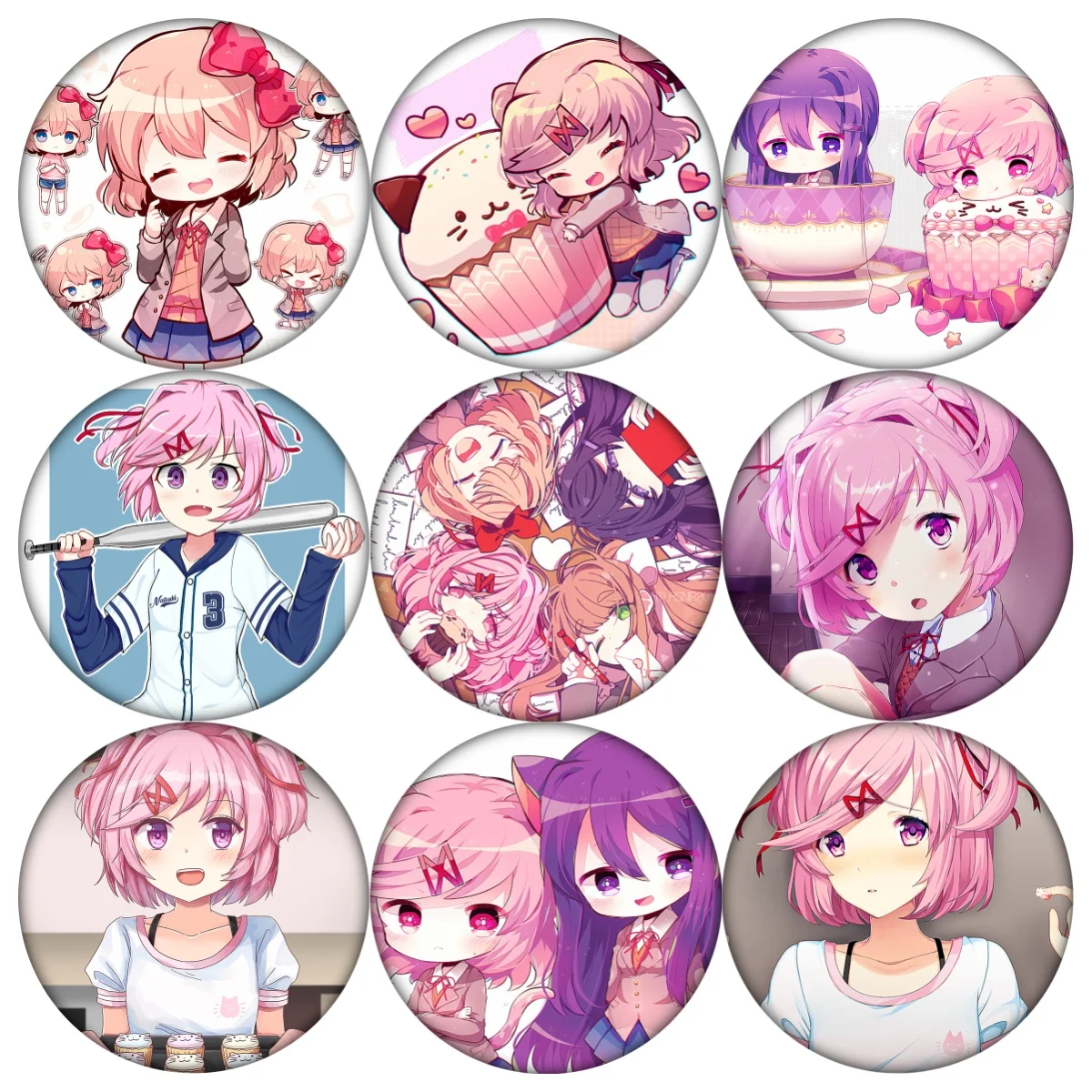 58MM Cute Girls Cosplay Badge Anime Brooch Pin Accessories For Clothes Backpack Decoration gift
58MM Cute Girls Cosplay Badge Anime Brooch Pin Accessories For Clothes Backpack Decoration gift